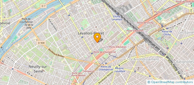 localisation de l'entreprise FASTO à LEVALLOIS-PERRET
