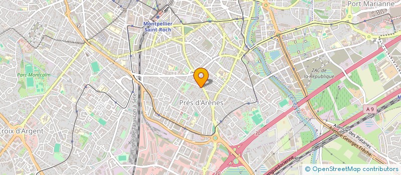 localisation de l'entreprise FASTONE à MONTPELLIER