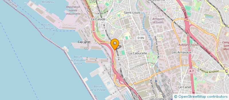 localisation de l'entreprise FASTORITY à MARSEILLE