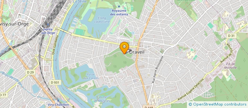 localisation de l'entreprise FASTPARK à DRAVEIL