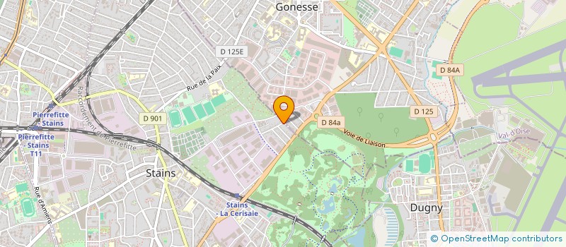 localisation de l'entreprise FASTPRO DEBARRAS  STAINS