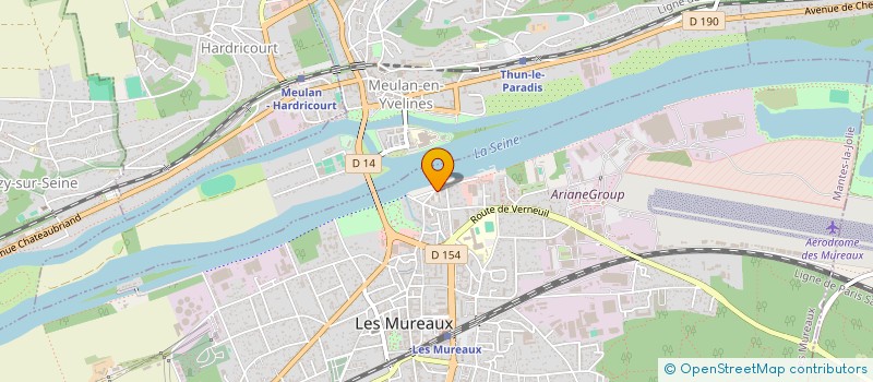 localisation de l'entreprise FASTROAD INSERTION 78 à LES MUREAUX