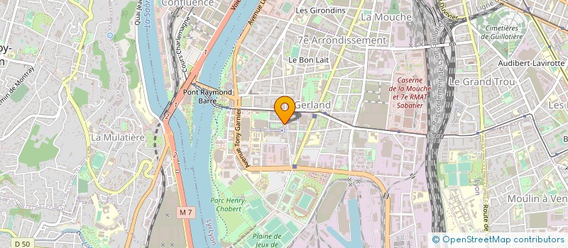 localisation de l'entreprise FASTROAD LYON  LYON