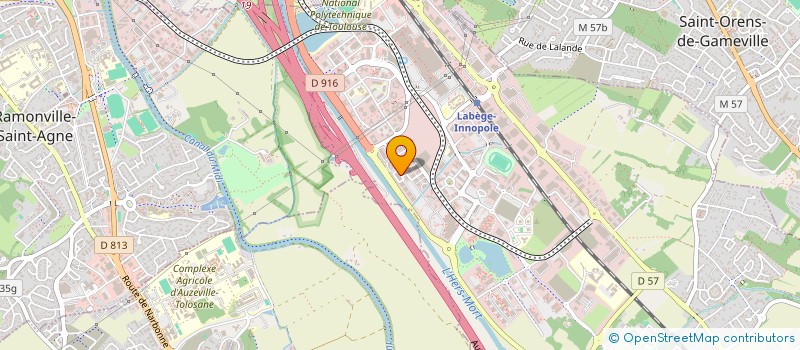 localisation de l'entreprise FASTROAD TOULOUSE à LABEGE