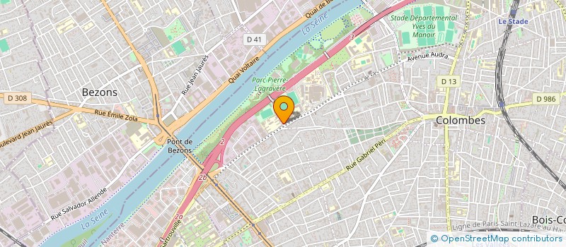 localisation de l'entreprise FASTSENDS à COLOMBES