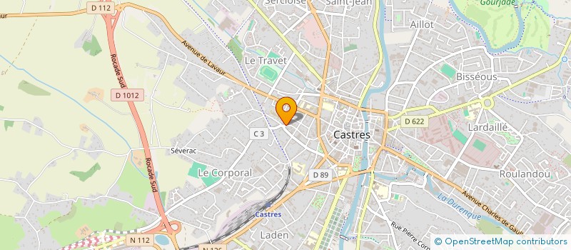 localisation de l'entreprise FASV  CASTRES