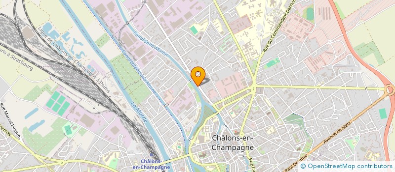 localisation de l'entreprise FASZAM FUNERAIRE  CHALONS-EN-CHAMPAGNE