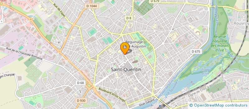 localisation de l'entreprise FAT à SAINT-QUENTIN