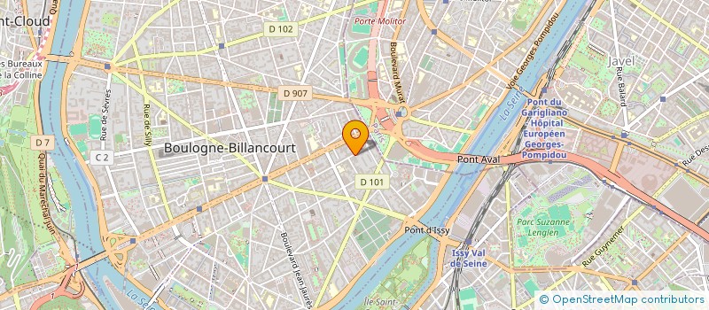 localisation de l'entreprise FAT-CAMAR DECOR & RENOV à BOULOGNE-BILLANCOURT