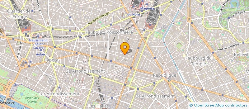 localisation de l'entreprise FAT PROD à PARIS