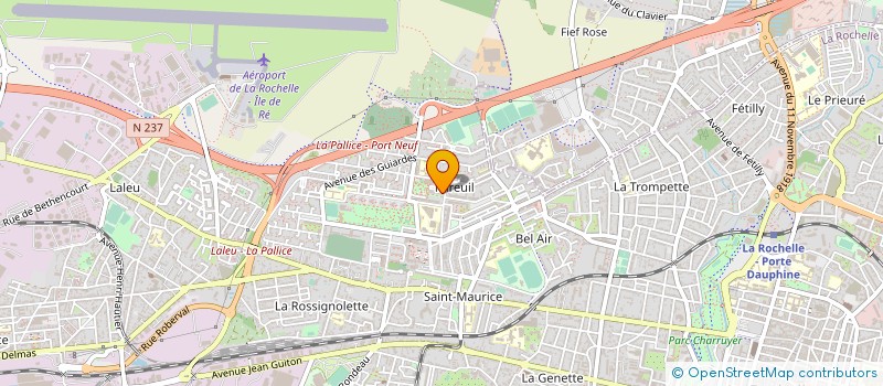 localisation de l'entreprise FATA TRANSPORTS à LA ROCHELLE