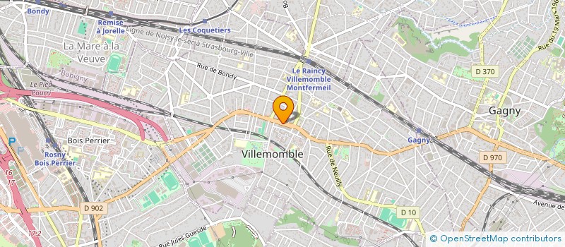 localisation de l'entreprise FATAFAT  VILLEMOMBLE