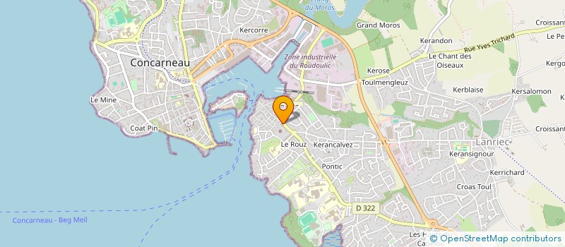 localisation de l'entreprise FATAL COMPAGNIE à CONCARNEAU