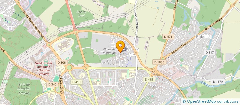 localisation de l'entreprise FATALA SECURITE à MELUN