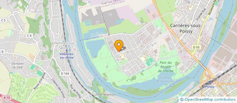 localisation de l'entreprise FATAMA DESTOCKAGE  CARRIERES-SOUS-POISSY