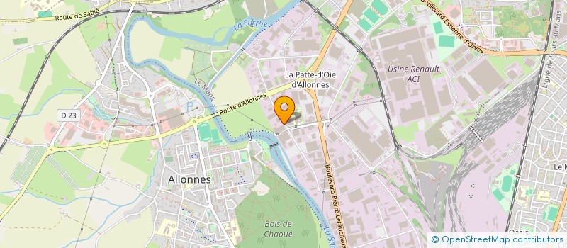 localisation de l'entreprise FATECH à LE MANS