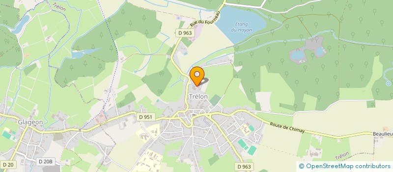 localisation de l'entreprise FATEL à TRELON