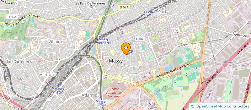 localisation de l'entreprise FATHALIA à MASSY