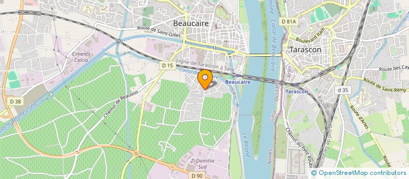 localisation de l'entreprise FATHI RENOV à BEAUCAIRE