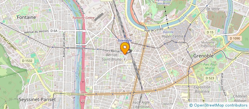 localisation de l'entreprise FATI  GRENOBLE