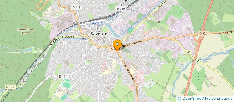 localisation de l'entreprise FATIH SARL à SAVERNE