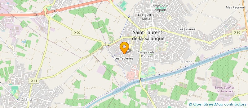 localisation de l'entreprise FATIMA ASSOCIATION à SAINT-LAURENT-DE-LA-SALANQUE