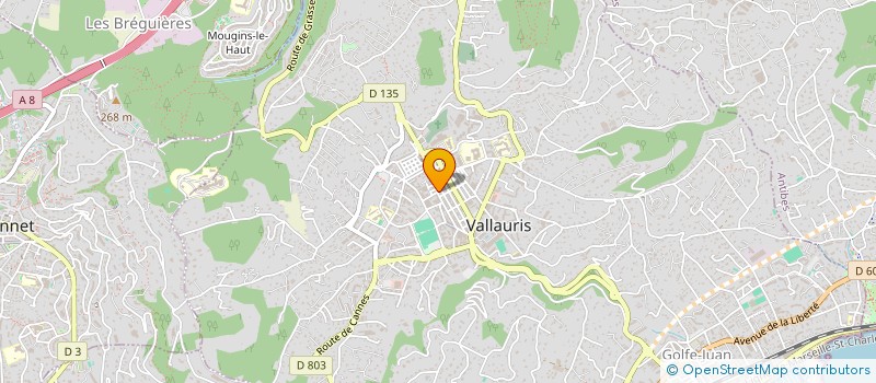 localisation de l'entreprise FATIMALS à VALLAURIS