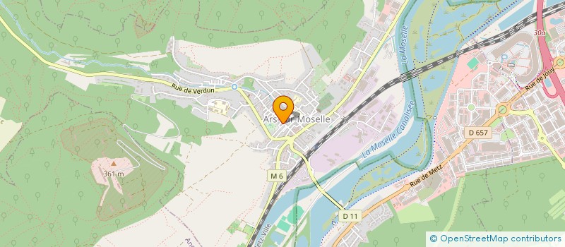 localisation de l'entreprise FATKO IMMO  ARS-SUR-MOSELLE