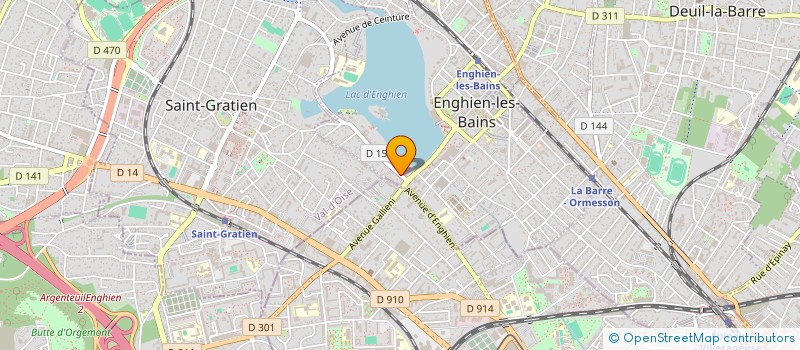 localisation de l'entreprise FATNORAL  ENGHIEN-LES-BAINS