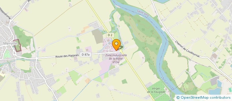 localisation de l'entreprise FATO à MERVILLE