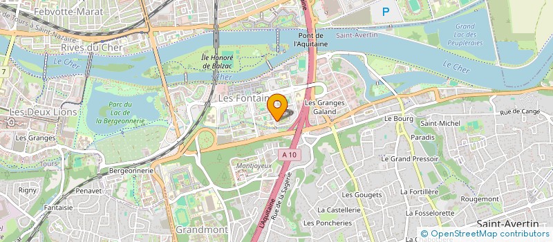 localisation de l'entreprise FATOU à TOURS
