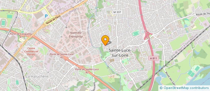 localisation de l'entreprise FATOU EXO à NANTES