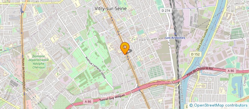 localisation de l'entreprise FATOU MARKET à VITRY-SUR-SEINE