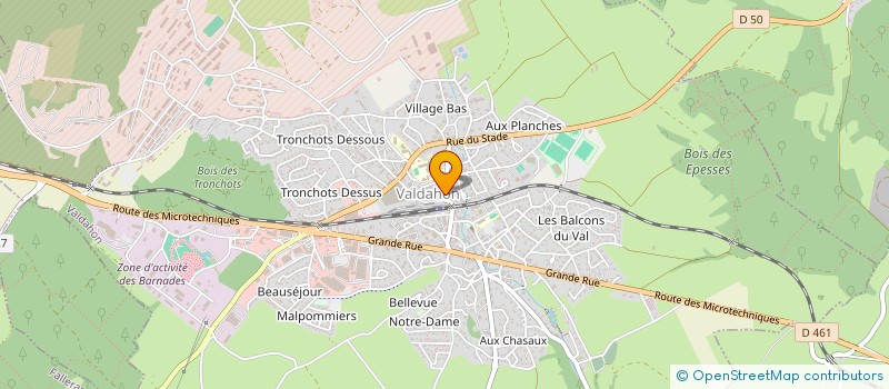 localisation de l'entreprise FATOUMA à VALDAHON