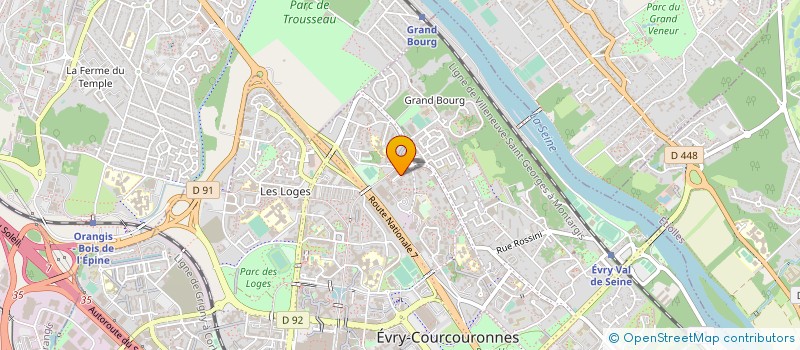 localisation de l'entreprise FATOYA  EVRY-COURCOURONNES