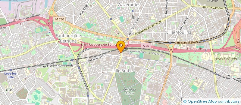 localisation de l'entreprise FATSAF à LILLE