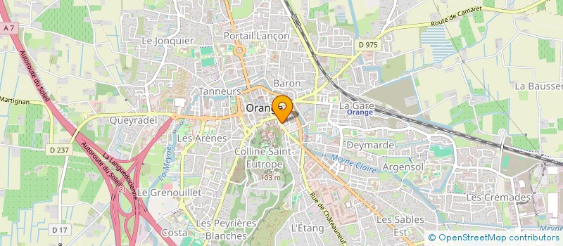 localisation de l'entreprise FATTORE à ORANGE