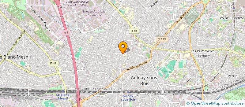 localisation de l'entreprise FATY à AULNAY-SOUS-BOIS
