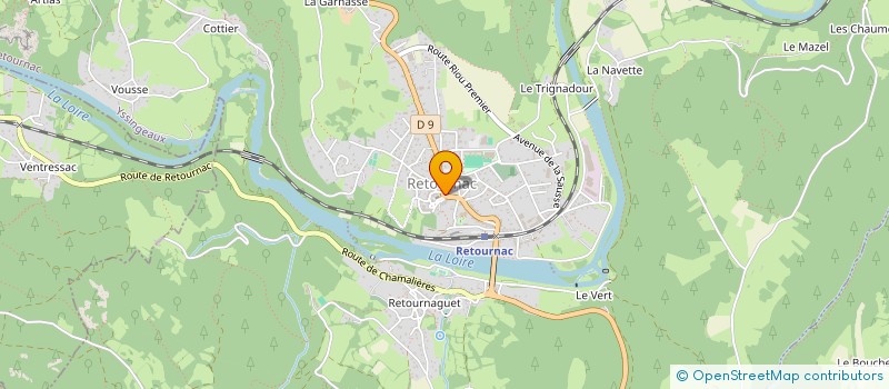 localisation de l'entreprise FAU-BENEVENT à RETOURNAC
