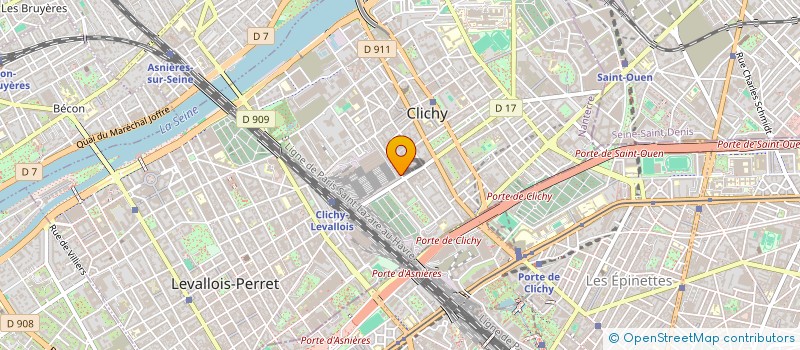 localisation de l'entreprise FAU INDIVISION à CLICHY