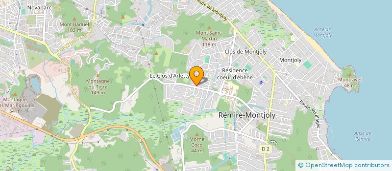 localisation de l'entreprise FAUBERT CHARLES  REMIRE-MONTJOLY