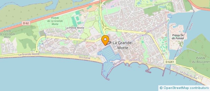 localisation de l'entreprise FAUBERT SERVICES  LA GRANDE-MOTTE