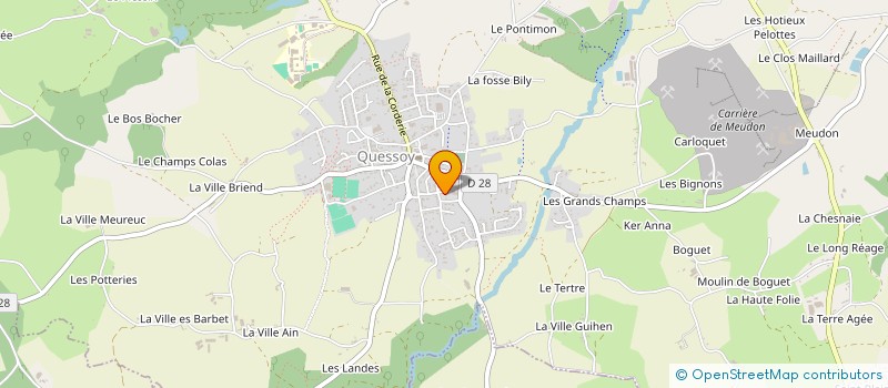 localisation de l'entreprise FAUBET à QUESSOY