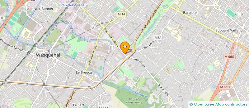 localisation de l'entreprise FAUBOUR à CROIX