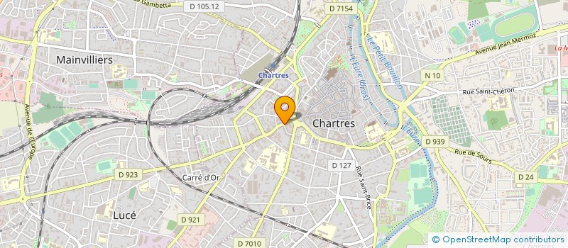 localisation de l'entreprise FAUBOURG à CHARTRES