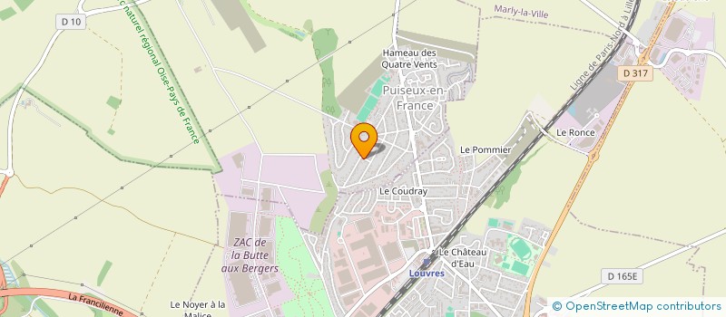 localisation de l'entreprise FAUBOURG D'ISLE IMMO  PUISEUX-EN-FRANCE