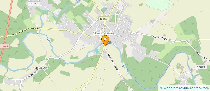 localisation de l'entreprise FAUBOURG DE CALMA  CHAUMES-EN-BRIE