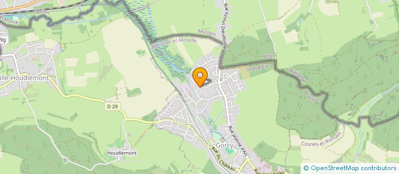 localisation de l'entreprise FAUBOURG DE CUSSIGNY  GORCY