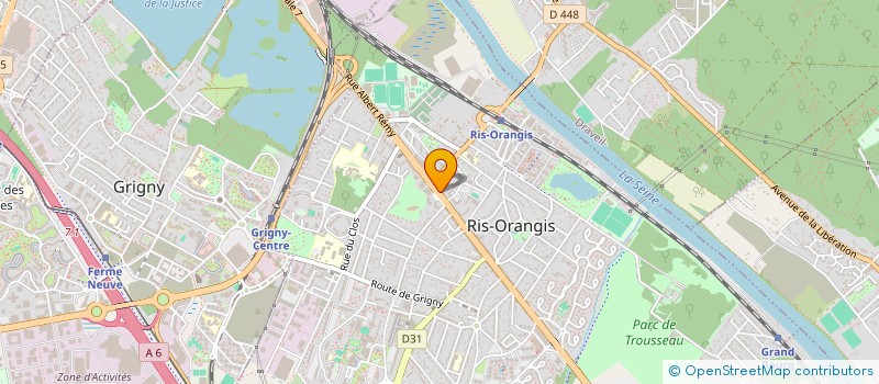 localisation de l'entreprise FAUBOURG DE RIS  RIS-ORANGIS