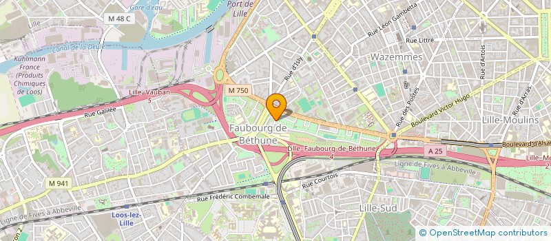 localisation de l'entreprise FAUBOURG DES MEMOIRES à LILLE